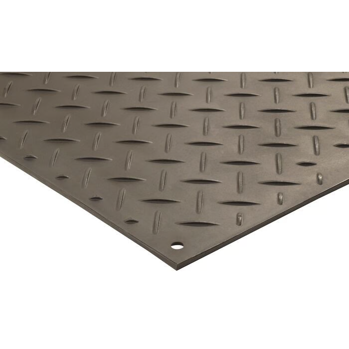 4x8 Hdpe Ground Protection Track Mat , 150 Ton Load Capacity