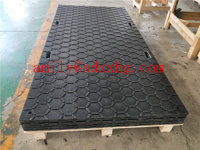 Speical anti-slip patterns Plastic polyethylene temporary road mats