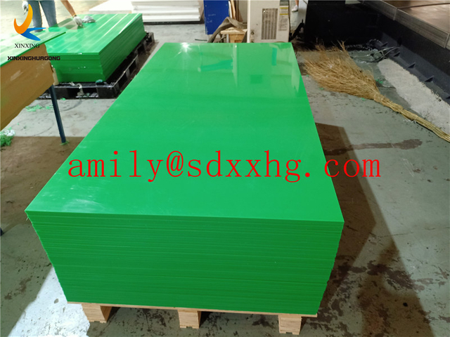 Planed 20mm UHMWPE 1000 Green sheets 